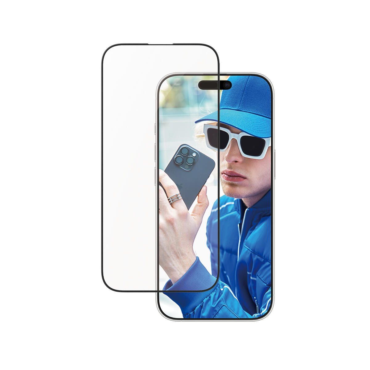 PanzerGlass® Displayschutz Aluminum Rahmen für iPhone 16 Pro - Ultra-Wide Fit PanzerGlass® Displayschutz Aluminum Rahmen für iPhone 16 Pro - Ultra-Wide Fit